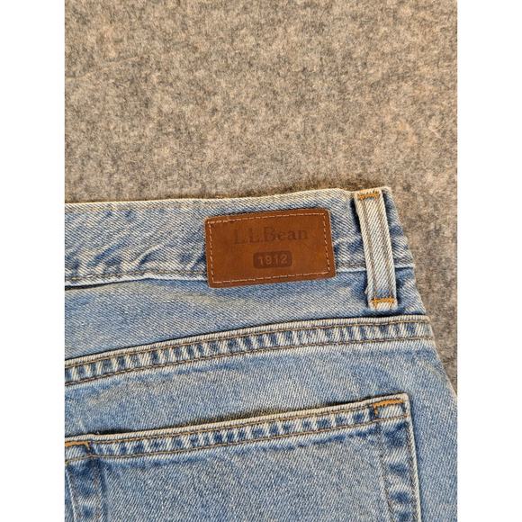 L.L. Bean Jeans 32x32 Men's VTG Blue Straight Leg Regular Fit Light Wash Cotton - Picture 8 of 8